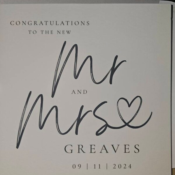 Personalised Pink Roses Engagement Congratulations Card With White Heart And Names | Greeting Card | | 2000-02888 - View #8