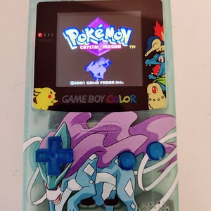 ポケモンクリスタル スイクン ゲームボーイカラー バックライト - Etsy