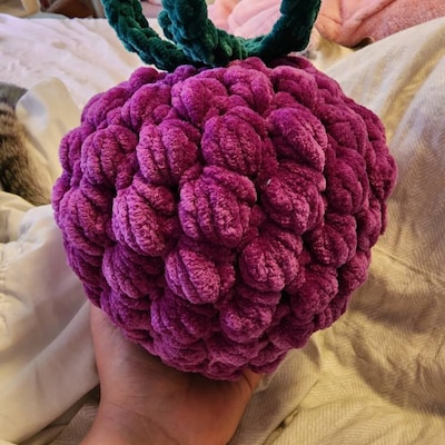 Giant Raspberry Crochet Pattern PDF Crochet Berry Pattern Raspberry ...