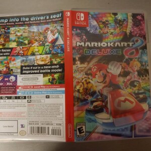 マリオカート8 デラックス 交換用カバー＆ケース：Nintendo Switch用