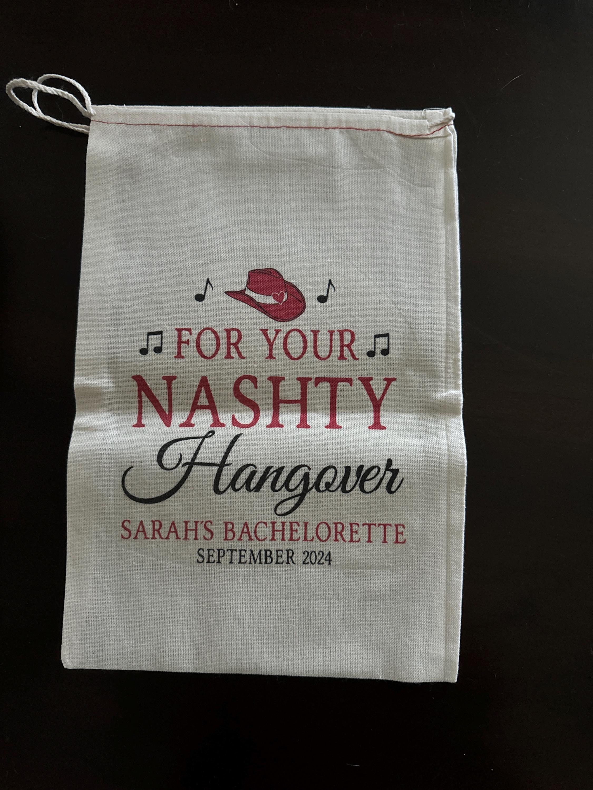 Nashville Bachelorette Hangover Kit, Nashville Birthday Recovery Kit Gastgeschenktüten, Nashty Nash Bash Survival Geschenktüten, Nashelorette Gastgeschenke