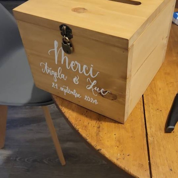 Urne De Vote Vide + 30 Cartes Blanches - Boîte Argentée 22x22 Cm, Cartes 12 Cm - Pour Mariage, Fête, Jeux, Décoration DIY