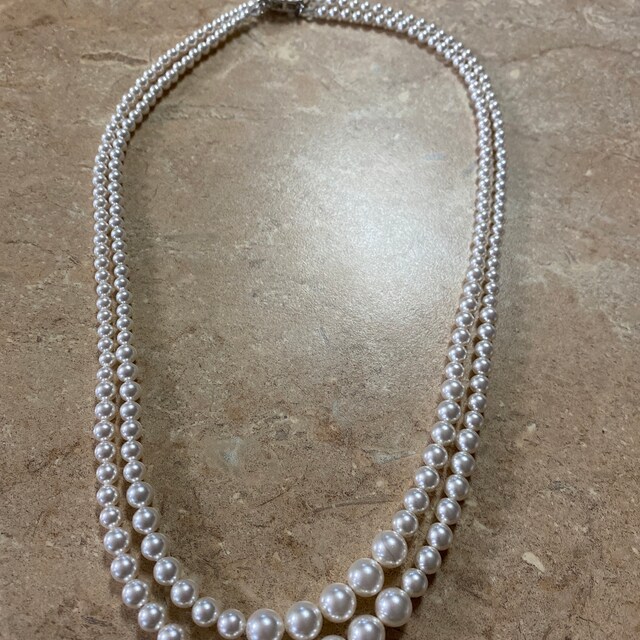 ネックレス・ペンダント ROMANTINUER SN187 Two Way Pearl Necklace DEBUT PEARL NECKLACE - SHORT