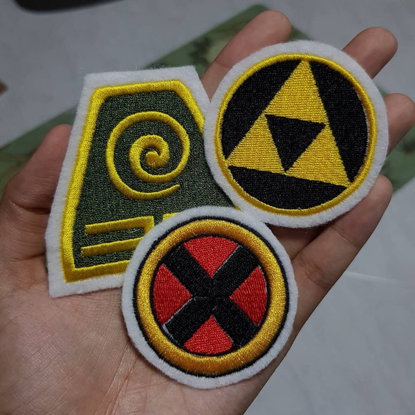 X-men Badge - Iron-on Embroidered Comic Book Patch - Etsy