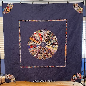 Heart Memorial Quilt Made From YOUR Loved One's Clothes - Etsy