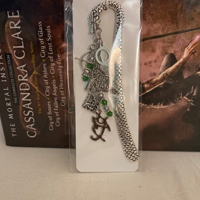 The Mortal Instruments Inspired Charm Bookmark. - Etsy
