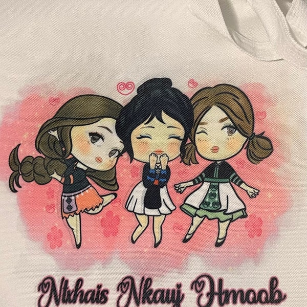 Hmong Girls Chibi Art: Hmong Design (digital Download) - Etsy