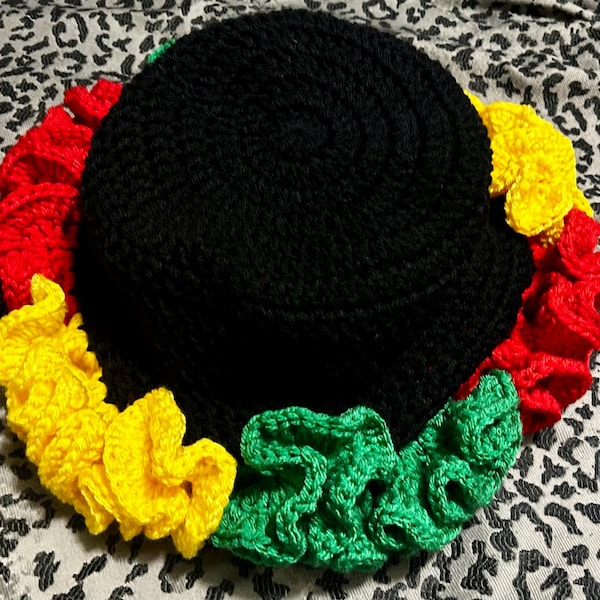 Crochet Ruffle Hat (pattern ONLY) - Etsy