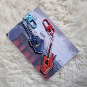 DEATH STRANDING 2 オリジナルギターキーチェーン Death Stranding 2 Battle Guitar Acrylic Charms - Etsy