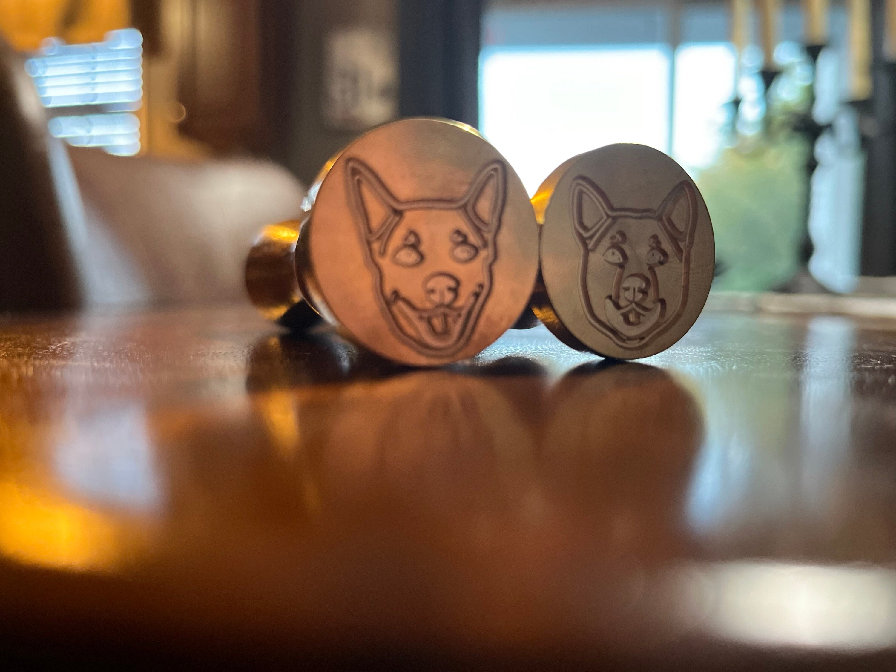 Custom Pet Portrait Wax Seal Stamp - Personalized Wax Seal for Dog Lovers - Unique Pet Photo Stamp Gift