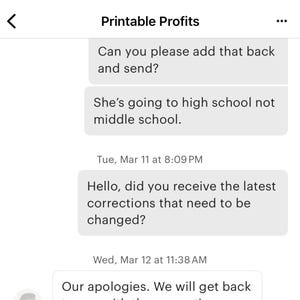 Etsy buyer added a photo of their purchase