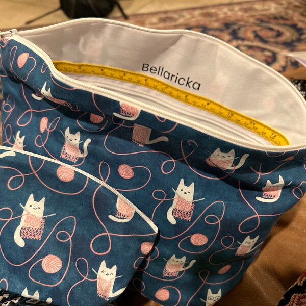 Knitting Needle Holder Knitting Pattern Boho Wall Hanging Knitting