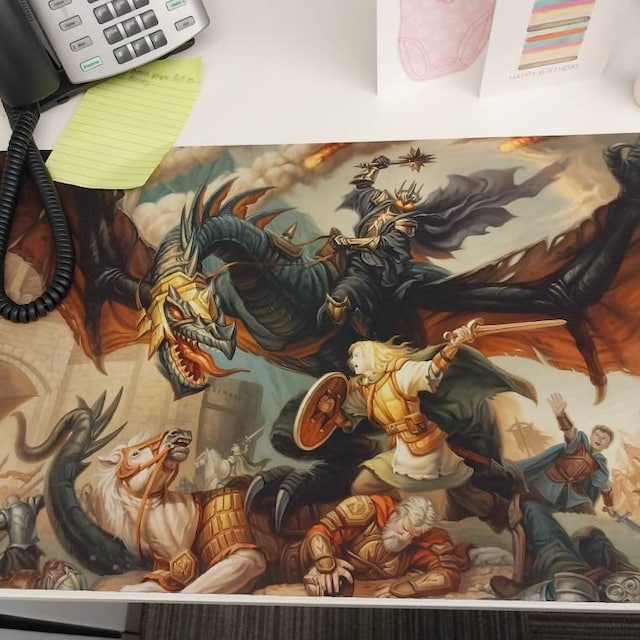 Juzam Djinn MTG Playmat - Etsy