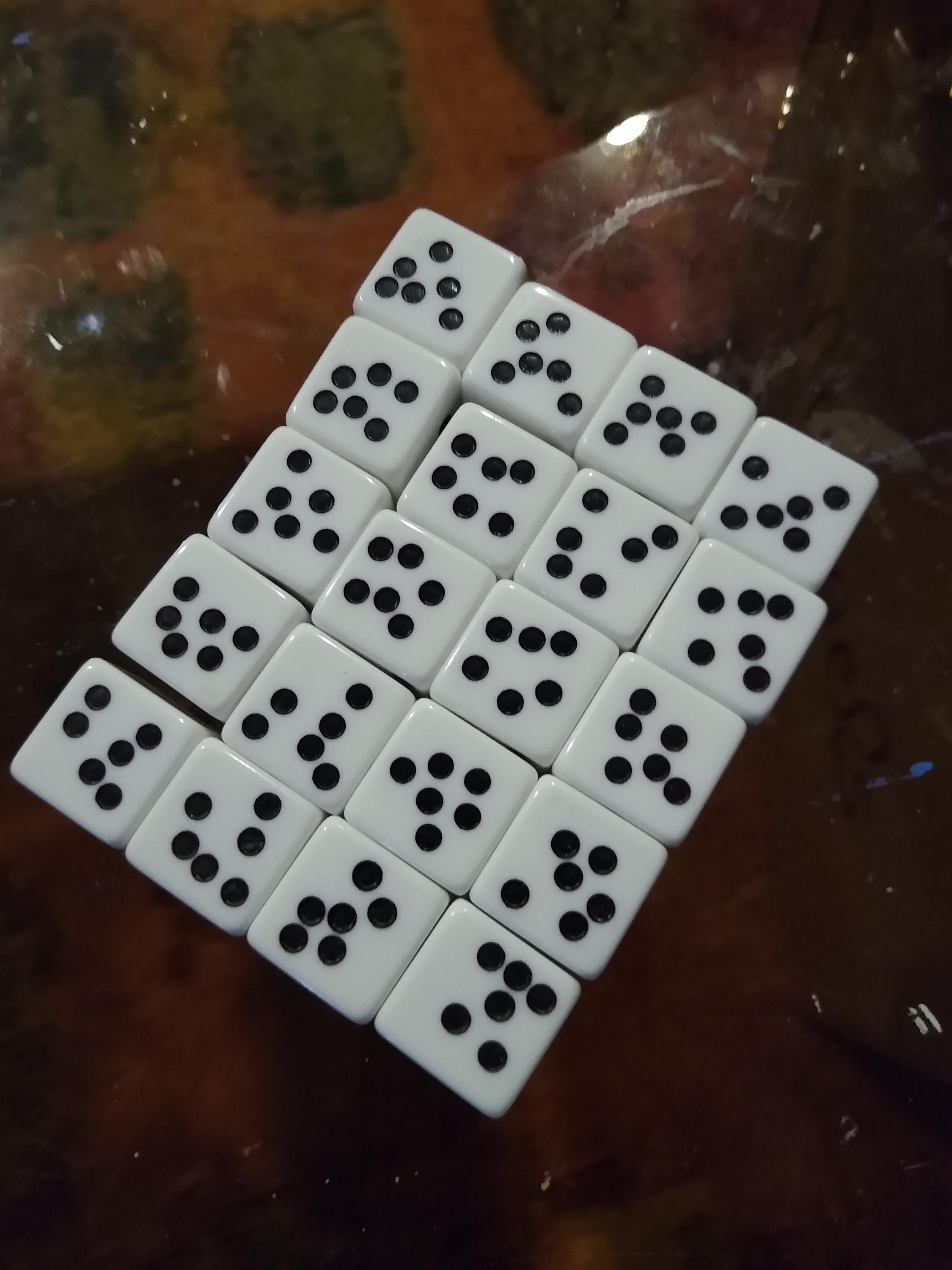 Random Pips Dice - One D6