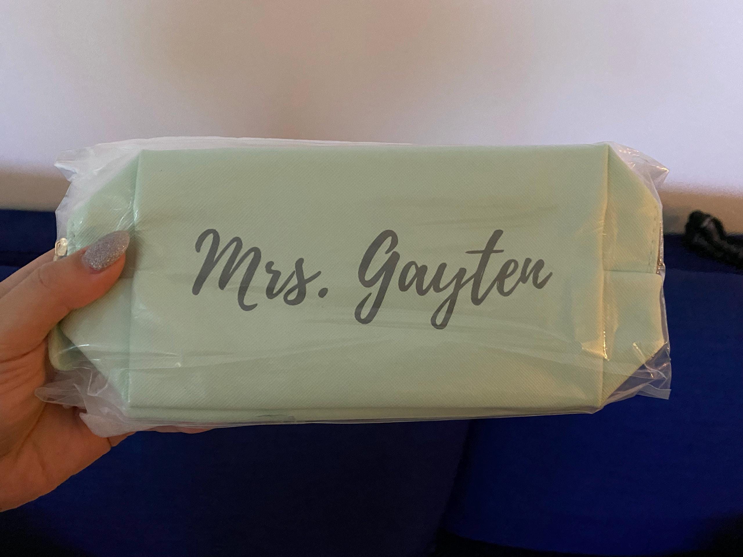Custom Name Cosmetic Bag-Personalized Monogram Makeup Bag-Leather Toiletry Bag-Birth Month Bridesmaid Bag-Bridal Party Gifts-Bridesmaid Gift