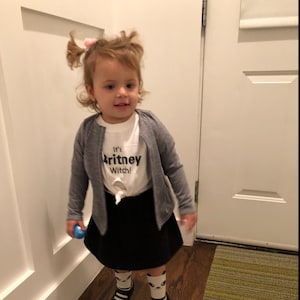 Britney Inspired Costume Britney Spears Toddler Halloween - Etsy