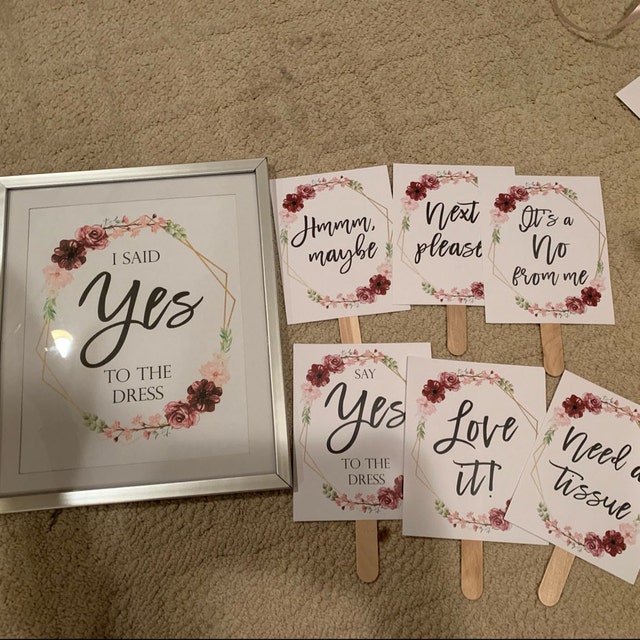 open lace back dress Amazon.com: Lewtemi Set of 33 Say Yes to the Dress Signs Wedding Shopping  Props Signs Paddles for Bridesmaids and Brides Bachelorette Party Games( Dress Style) : Home & Kitchen