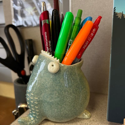 Ceramic Handmade Pencil Holder - Etsy