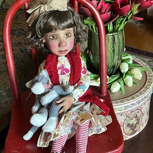 Zazouカスタム18インチドール用ヴィーガンモヘアウィッグ（予約販売