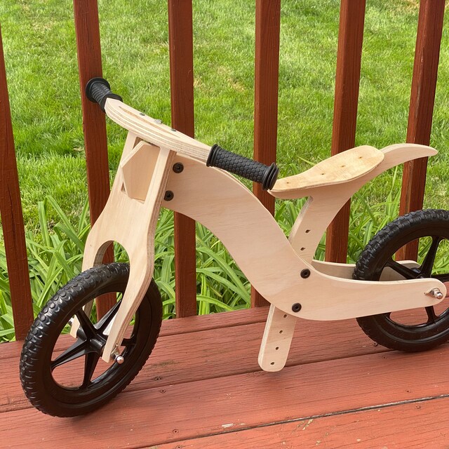 Build Your Own Wooden Walking Bike balance Bike A Simple and Unique DIY Project for Parents and Grandparents. Etsy