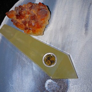 Crystal Pipe Stone Pipe Citrine Chillum Pipe Natural Gemstone Etsy