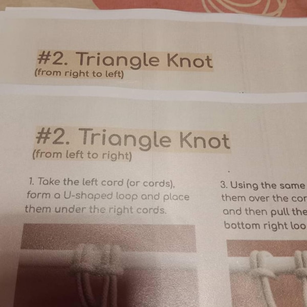Trendy Macrame Knot Guide PDF With 10 Macrame Knots Explained, Step by ...