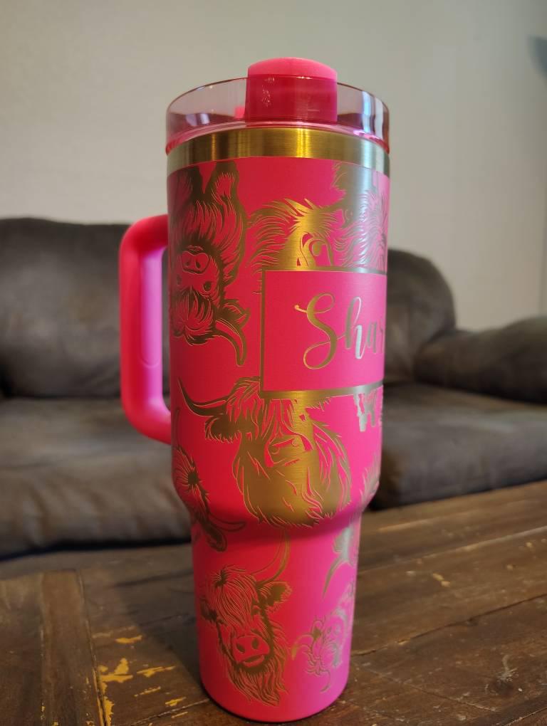 Highland cow tumbler|Cow 40oz cup|Highland cow 40oz cup|Baby cow tumbler|cute cow cup|cow coffee mug|Personalized water bottle|New bottle