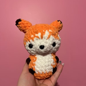 Fox No Sew Crochet Pattern, No Sew Amigurumi Crochet Patterns, Crochet ...