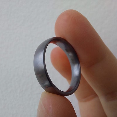 Titanium Rings Heart Engraved, Laser Engraved in Fine Detail on a 4mm ...