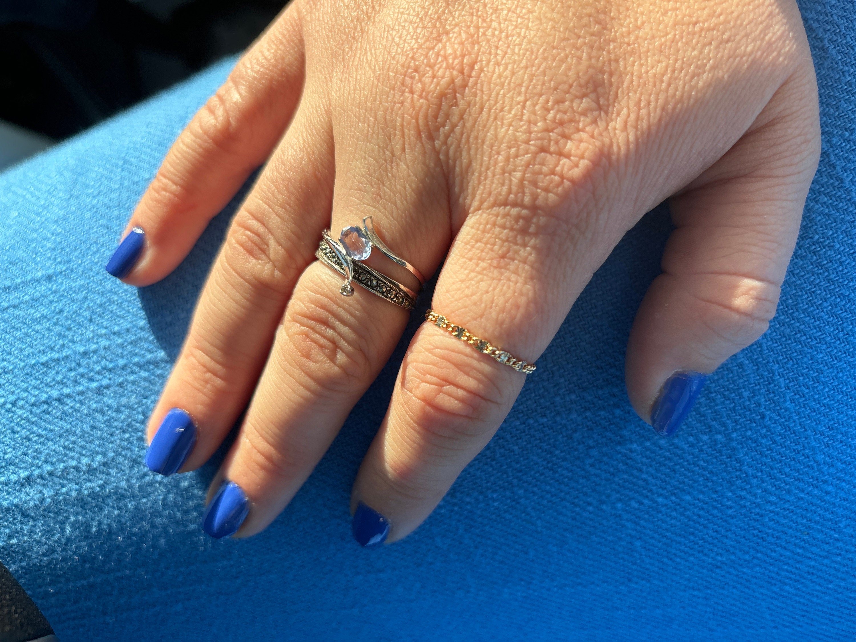 Permanent cutting gold ring 16K gold plated permanent rings gift for her best gifts