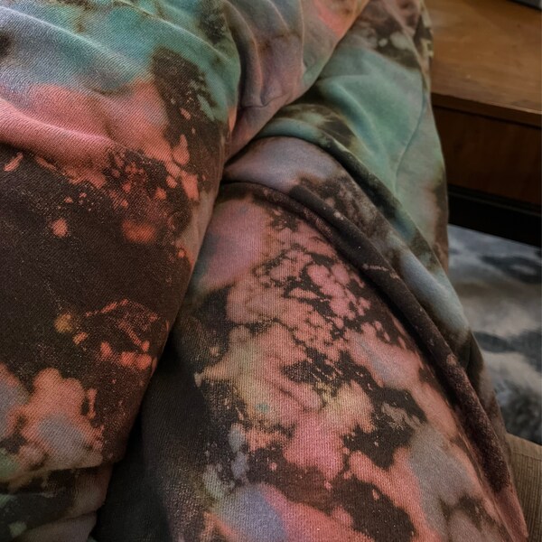 Spray-dye used men's sweatpants