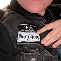 Gender Pronoun PATCH They Them - Etsy