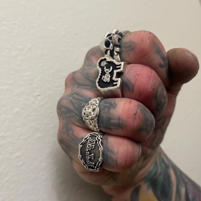 FTW Ring .925 Solid Sterling Silver, F*** the World Outlaw