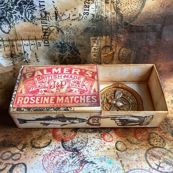 Mini Matchbox + Book, Mini Storage, Printable Boxes, Printable ...