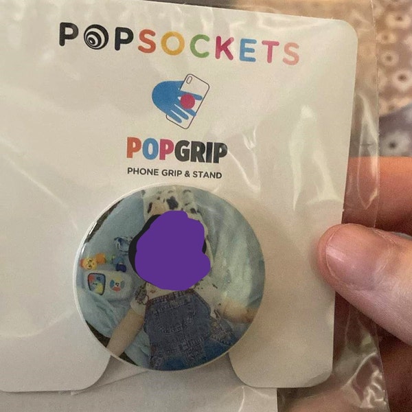 Personalized Picture Popsocket Customized With Your Photo, Logo ...