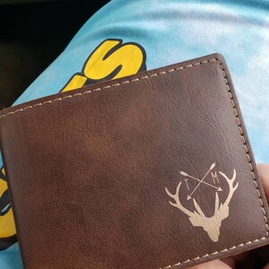 Men S Wallet Personalized Wallet Gift For Him Groomsman Etsy