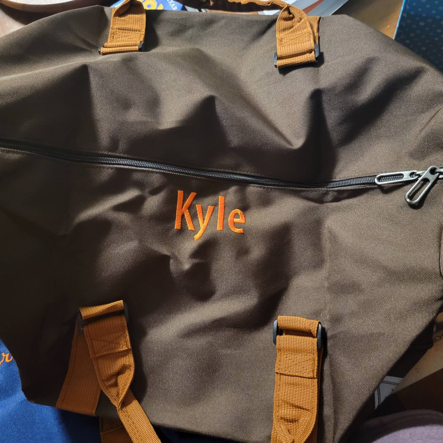 Personalized Duffle Bag, Weekender Bags with Name, GYM Travel Bag, Embroidered Duffle Bag, Father's Day Gift for Dad/Husband, Gift for Him