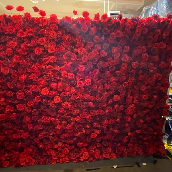 Coffee Brown Rose Flower Wall Panel: 3D Floral Photo Backdrop - Etsy