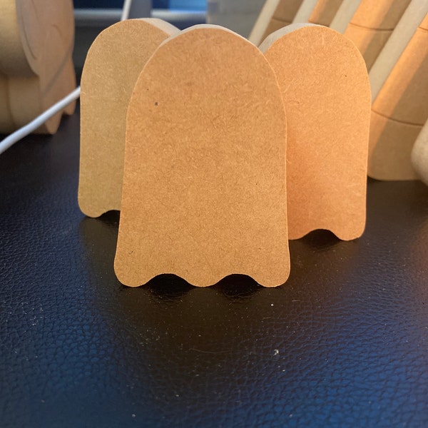 DIY Wood Ghosts- Unfinished Halloween Home Decor- Ghost Crafts for ...