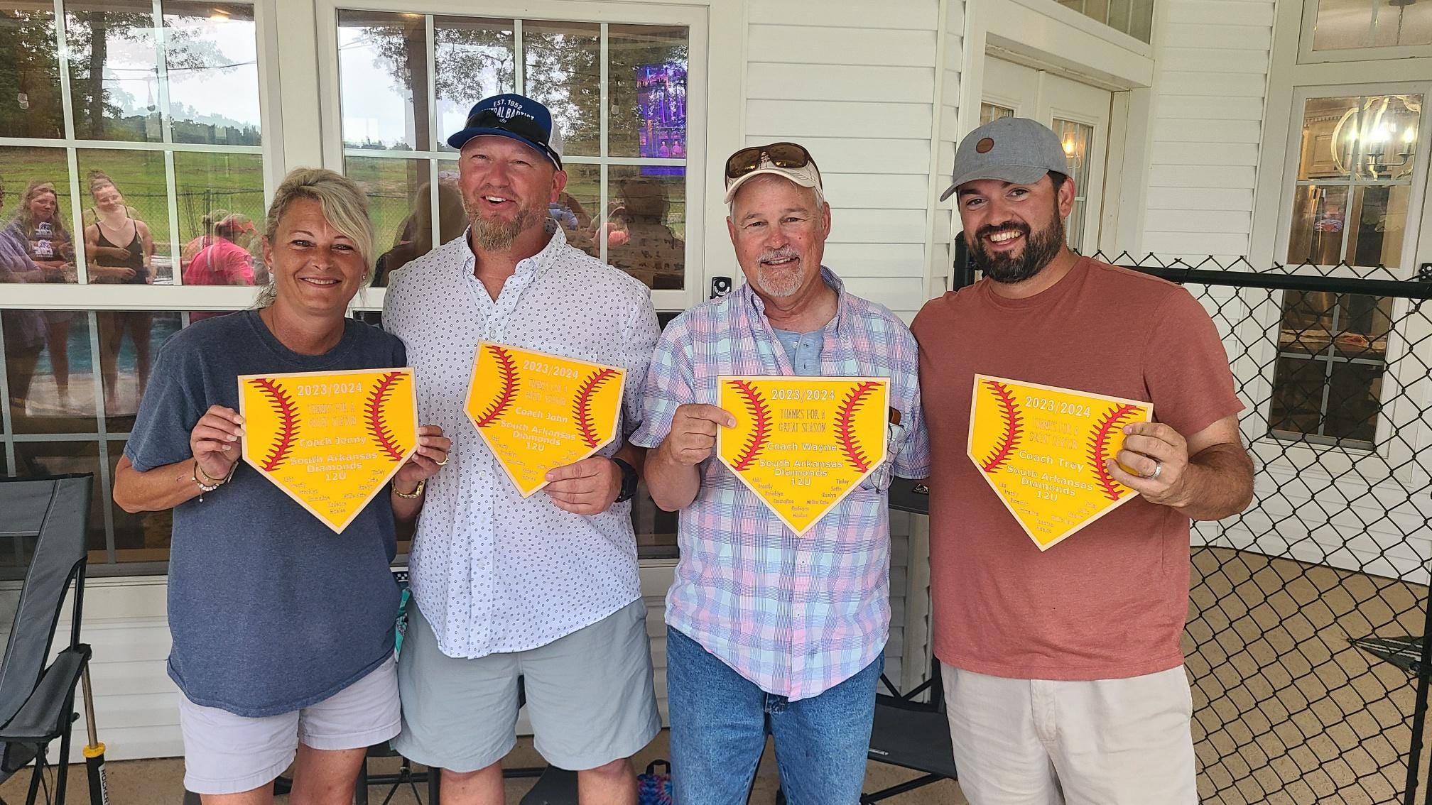 SOFTBALL COACH GIFT + Softball Plaque + Coach Plaque + End of Season Gift + Personalized Gift