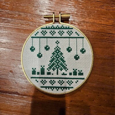 Christmas Cross Stitch Patterns Small Christmas Ornaments Bundle of