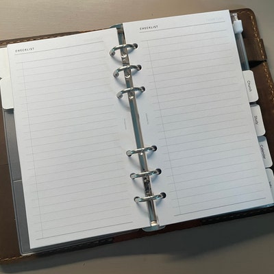 Planner Dividers A5 Printable PDF, PNG Editable Side Tab Template ...