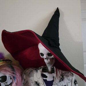 特大魔女の帽子、つば広魔女の帽子、黒い魔女の帽子、ハロウィンの帽子
