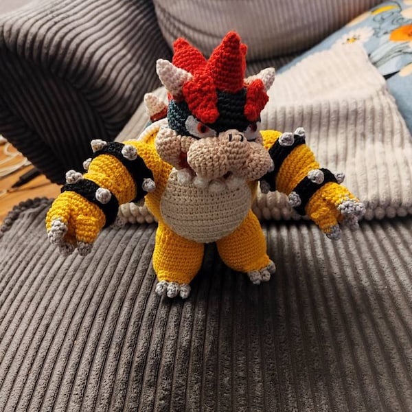 Bowser and Bowser Jr Crochet Pattern Bundle ~ Amigurumi PDF ~ ENGLISH ...