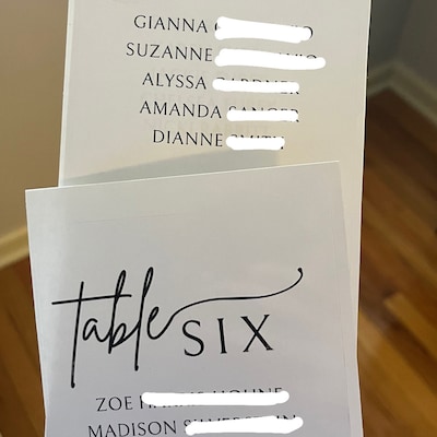 Table Event Label Table Seating Wine Bottle Labels, Printed Seat Labels, Wine Bottle ...