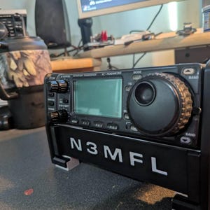 3D Printed Stand for ICOM IC-706MK2G W/ Name Plate - Etsy