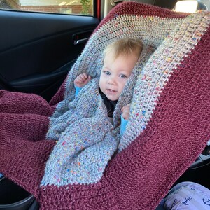 Crochet Car Seat Cloak PATTERN DOWNLOAD Etsy