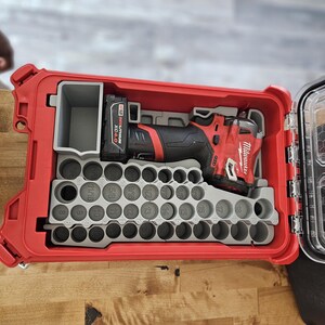 Milwaukee Packout Compact Tool Box M18 Battery Rack UPPER Insert - Etsy