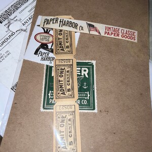 Rare Antique Admit One 5 Cents Ticket Strip of 3 - Etsy