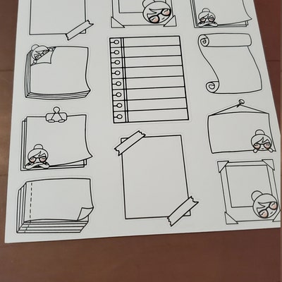 Horror Horror Characters Planner Stickers - Etsy